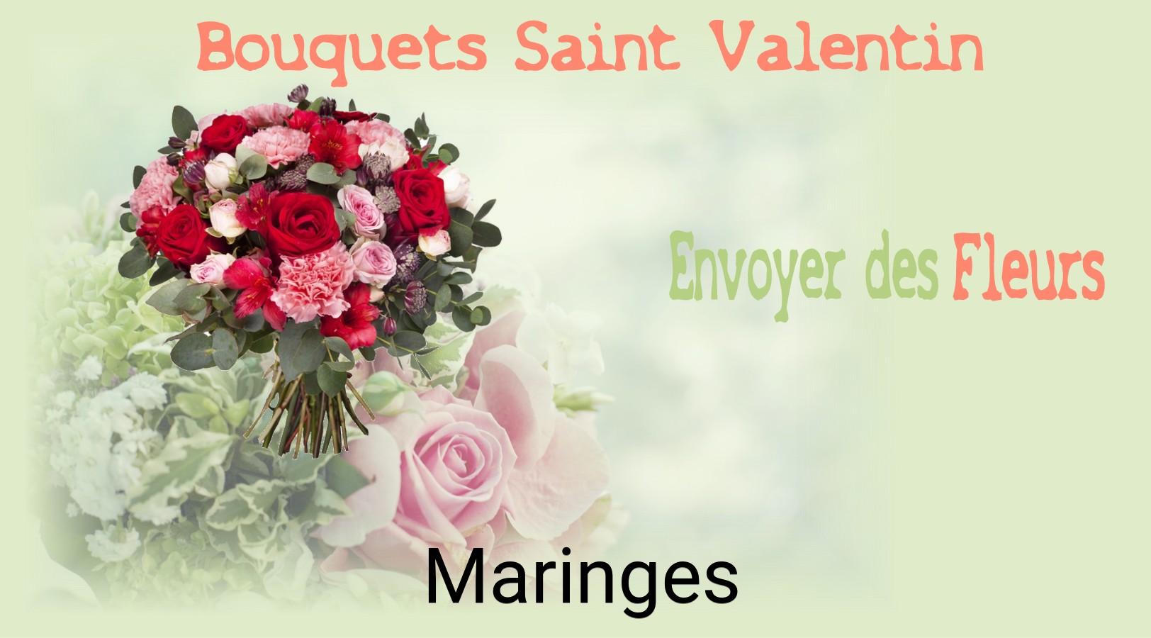 Roses de Saint-Valentin livrées à Maringes